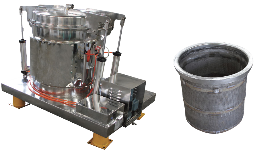 PDL Flat Plate Suspended Basket Discharge And Dehydration Machine